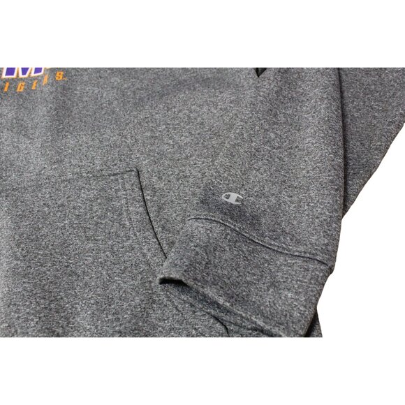 CLEMSON TIGERS FOOTBALL HOODED CHAMPION SWEATER LARGE UNISEX FRONT POCKETS - Picture 5 of 11